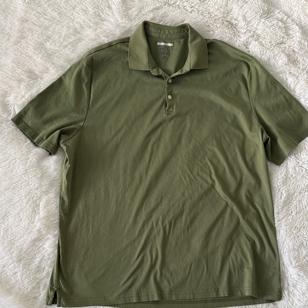 Jos. A. Bank Men's Olive Polo Shirt